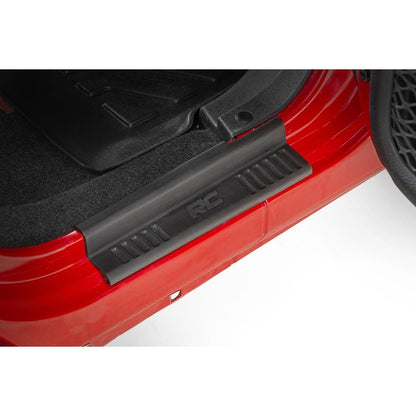 ROUGH COUNTRY Entry Guards | Front and Rear | Jeep Wrangler Unlimited 2WD/4WD (2007-2018) | 10567