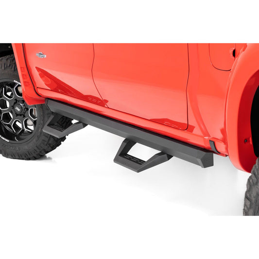 ROUGH COUNTRY SRX2 Adj Aluminum Step | Crew Cab | Chevy/GMC 1500/2500HD (19-26 & Refresh) | 11003A