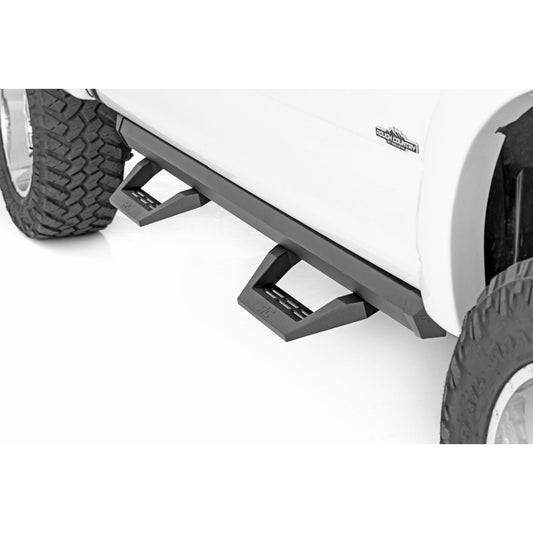 ROUGH COUNTRY SRX2 Adj Aluminum Step | Crew Cab | Ram 1500 (19-25)/1500 TRX (21-24)  | 31008A