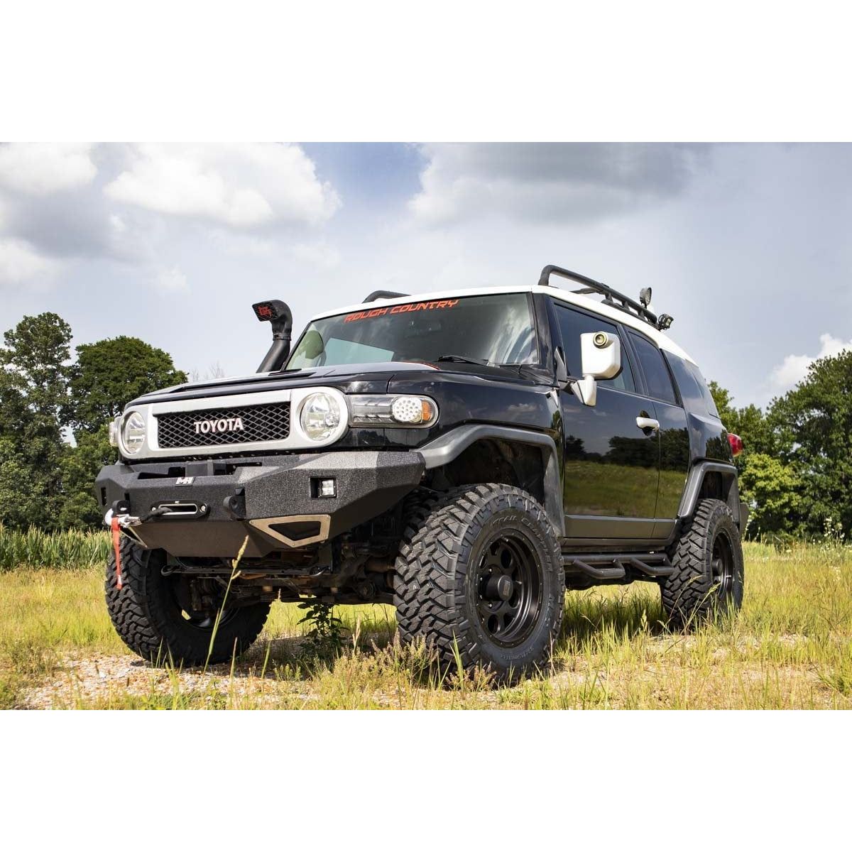 ROUGH COUNTRY 3 Inch Lift Kit | Red Spacers | Toyota 4Runner (03-09)/FJ Cruiser (07-14)  | 76530RED