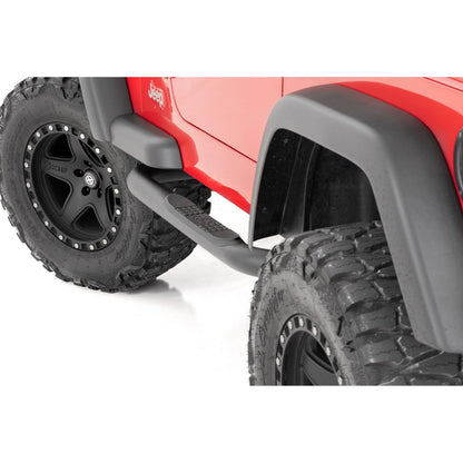 ROUGH COUNTRY Nerf Bar | 3inch tube | Jeep Wrangler TJ (97-06)/Wrangler YJ (87-95)  | 90799
