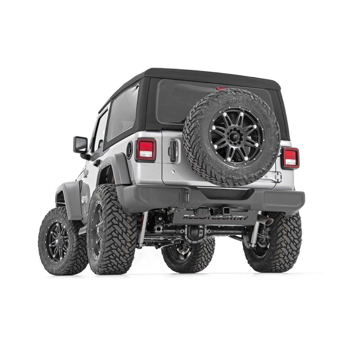 ROUGH COUNTRY Skid Plate | Muffler | Jeep Wrangler JL/Wrangler Unlimited 4WD (2018-2025) | 10599