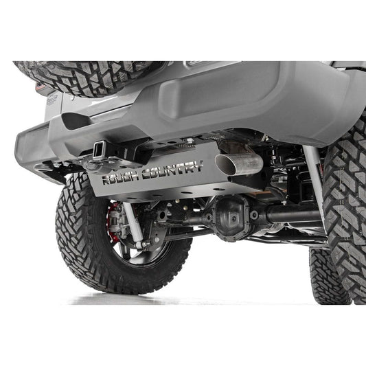 ROUGH COUNTRY Skid Plate | Muffler | Jeep Wrangler JL/Wrangler Unlimited 4WD (2018-2025) | 10599