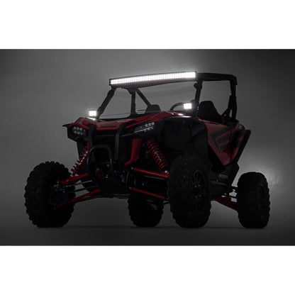 ROUGH COUNTRY 40 Inch Black Series LED Light Bar | Curved | Dual Row | 72940BL