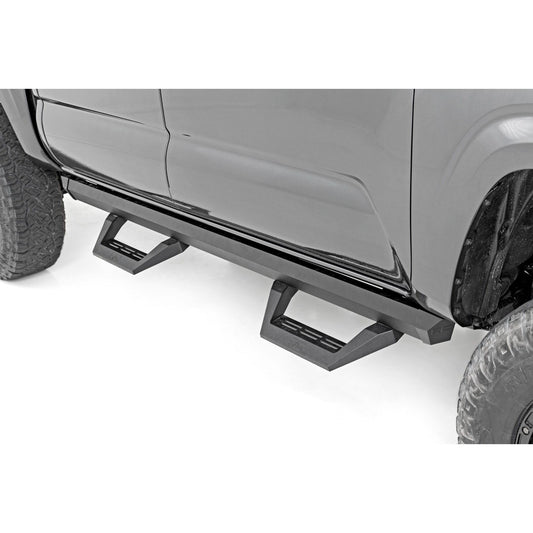 ROUGH COUNTRY SRX2 Adj Aluminum Step | Double Cab | Toyota Tacoma 2WD/4WD (2005-2023) | 71000A