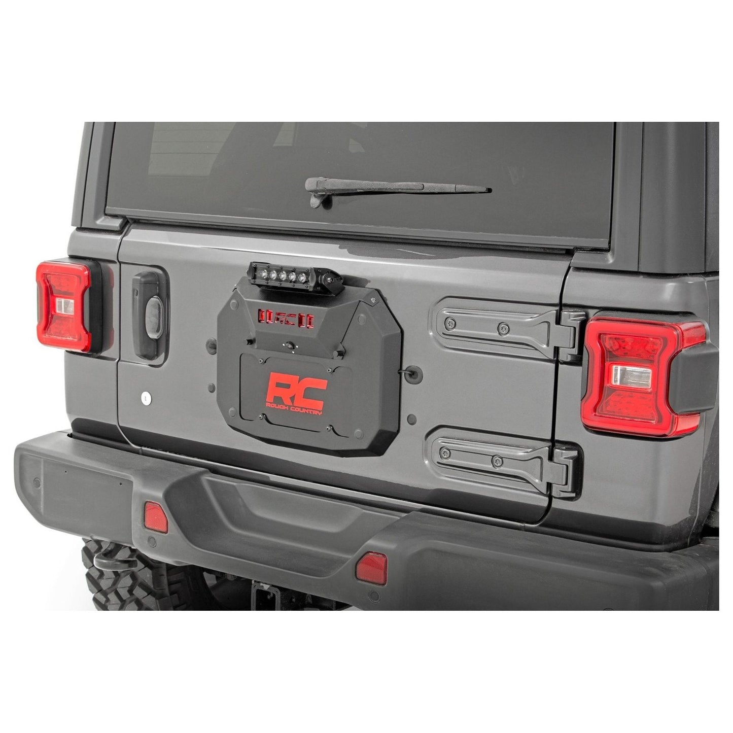 Rough Country Black Series Spare Tire Carrier Delete Kit I 10584