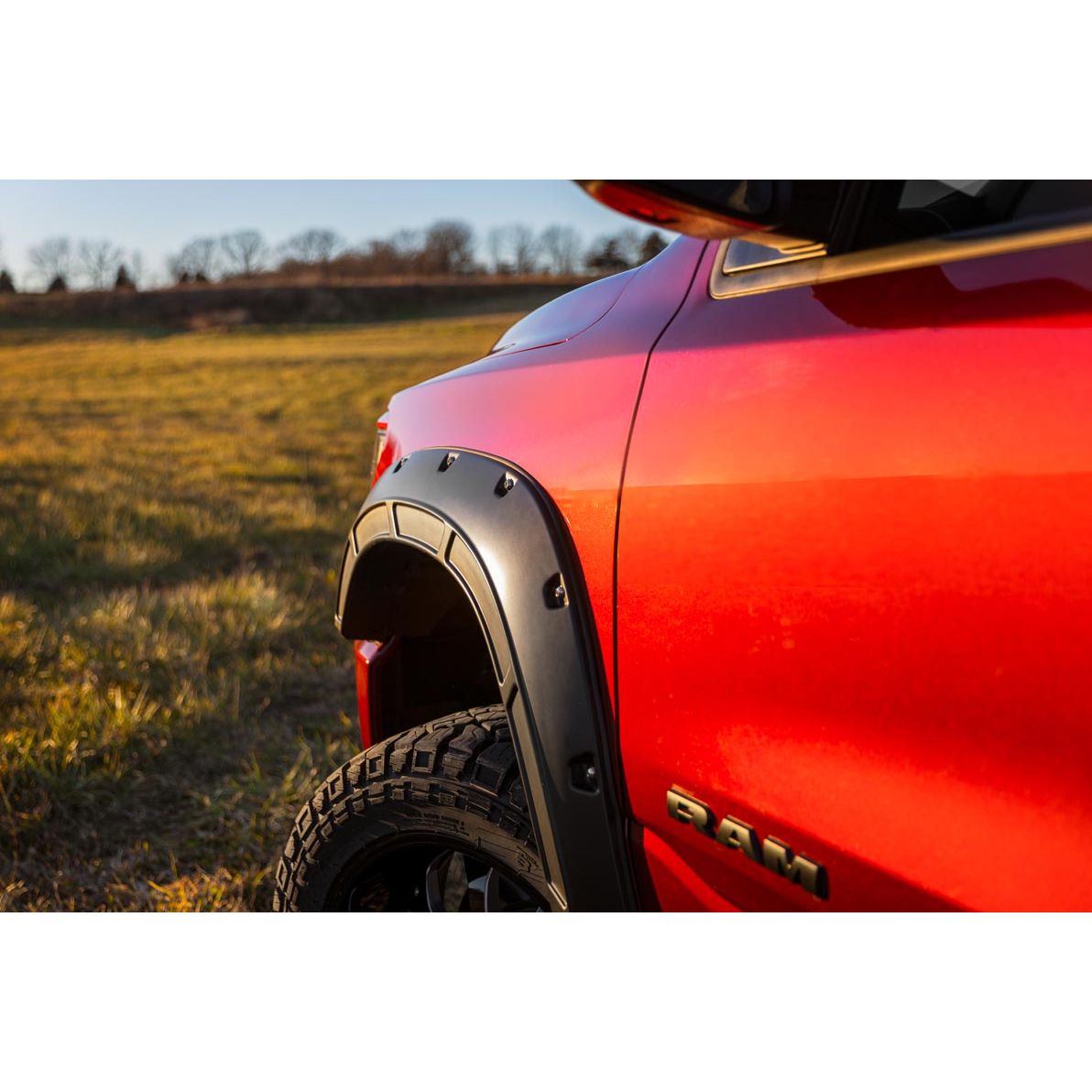 ROUGH COUNTRY Fender Flares | Defender | PAR Maximum Steel | Ram 1500 2WD/4WD (2019-2024) | A-D10914-PAR