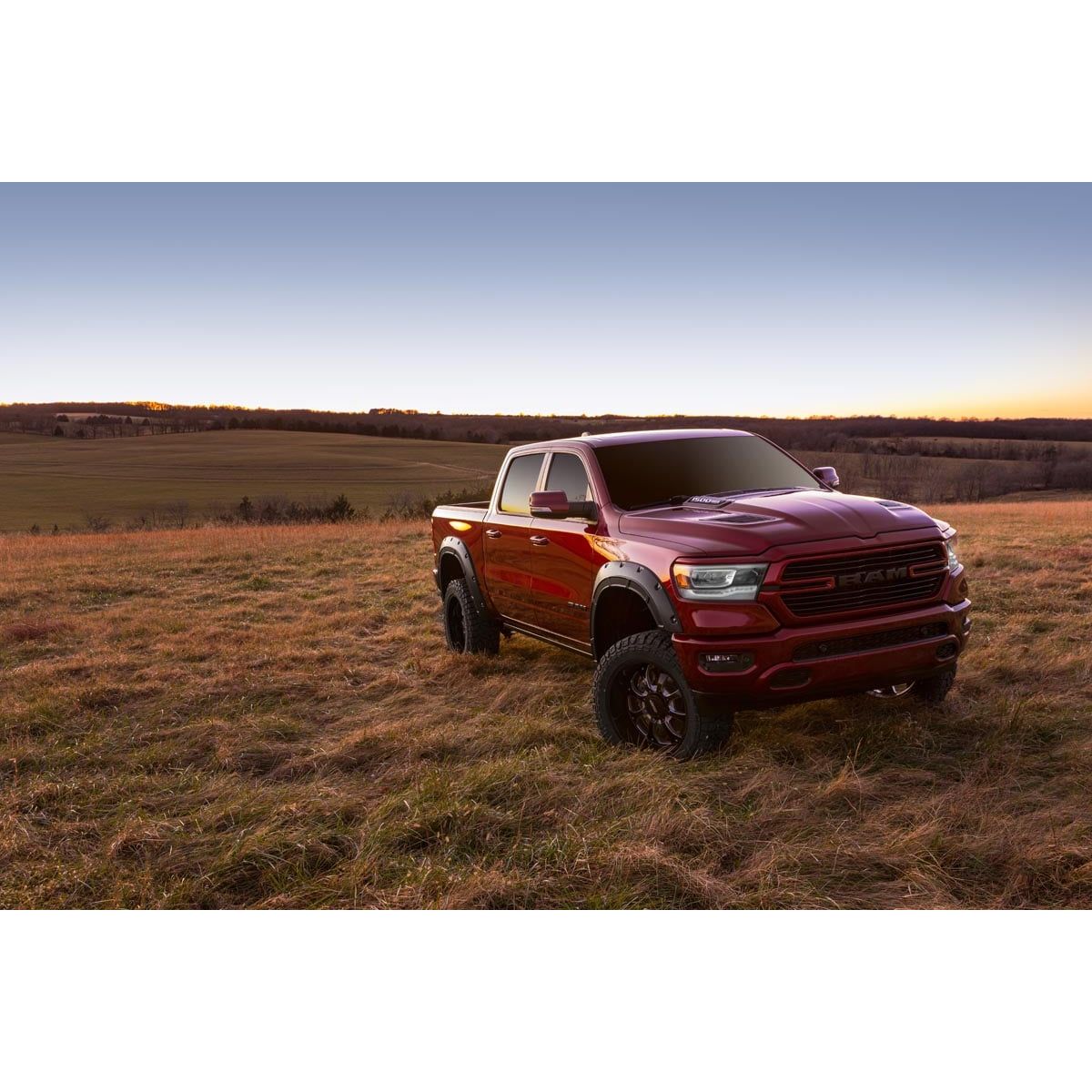 Rough Country DX8 | Black Fender Flares I A-D10914-DX8