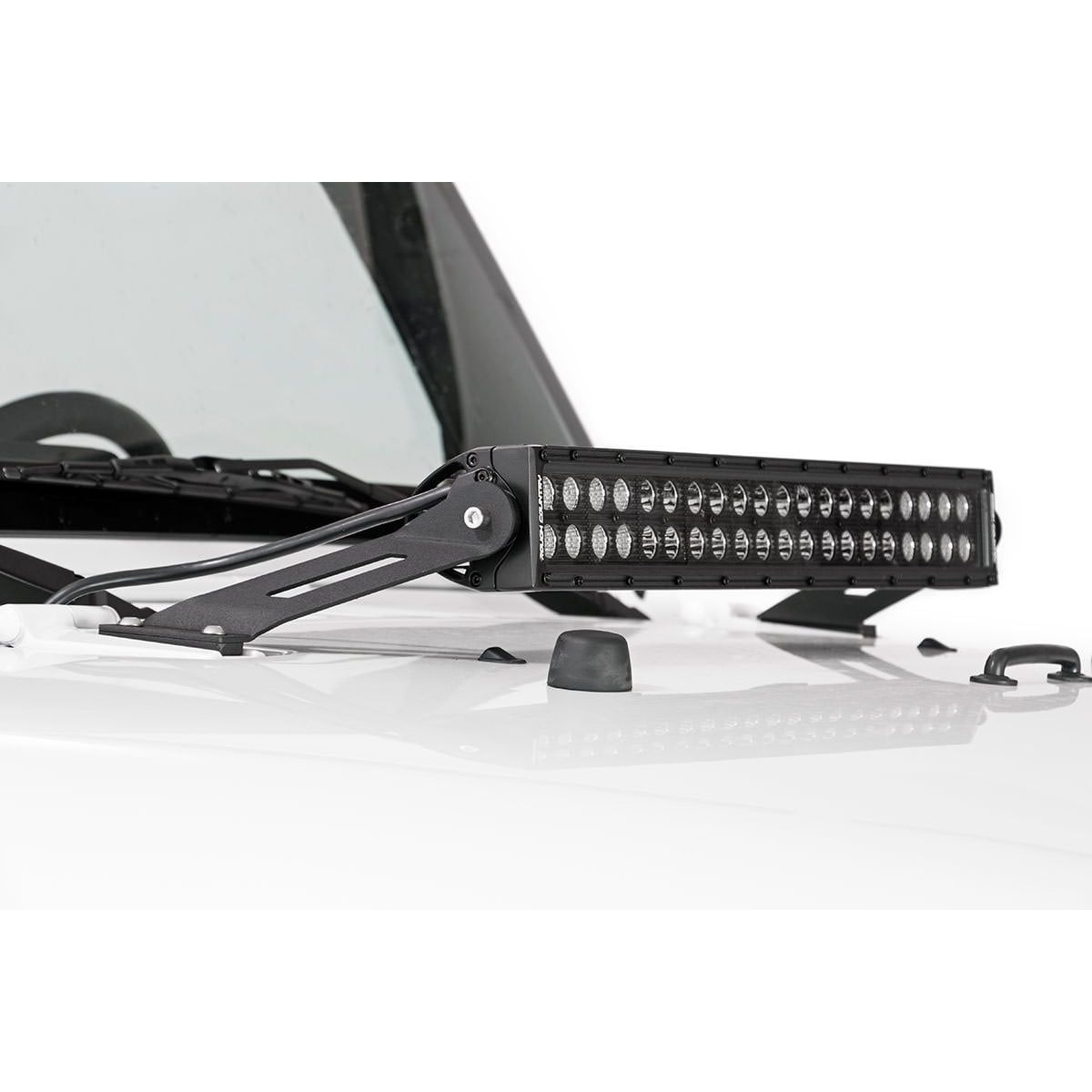 ROUGH COUNTRY LED Light Mount | Hood | 20" | Jeep Wrangler JK/Wrangler Unlimited  (07-18) | 70533