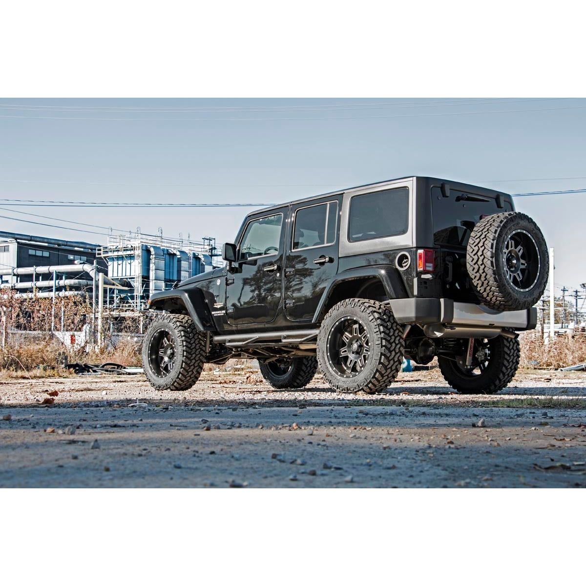 ROUGH COUNTRY Spare Tire Carrier Spcr | Jeep Wrangler JK (07-18)/Wrangler Unlimited (04-06)  | 1053
