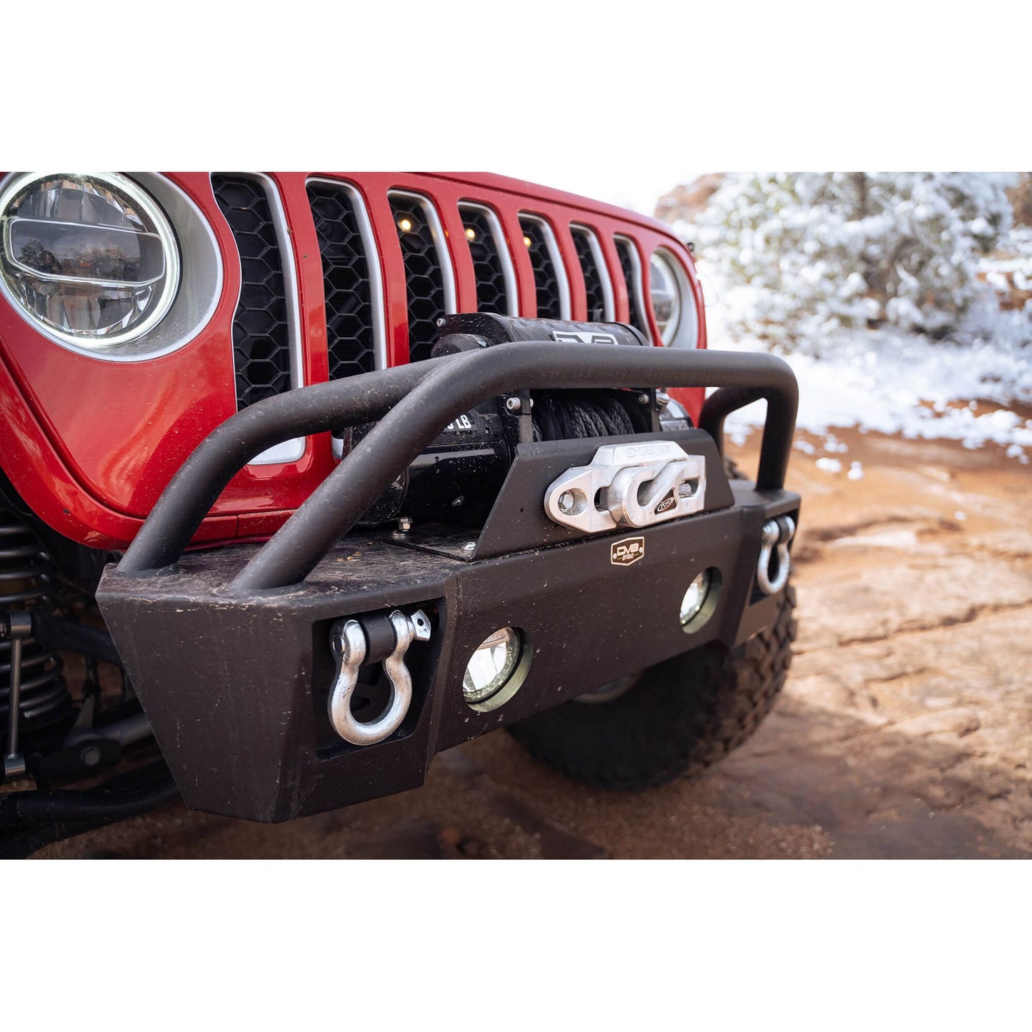 DV8 Off-Road 2007-2024 Jeep JK, JL, & JT Pocket Front Bumper C3| FBJL-04