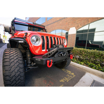 DV8 Off-Road 2007-2024 Jeep Wrangler & Gladiator | FS-25 Stubby Front Bumper C3| FBJL-06