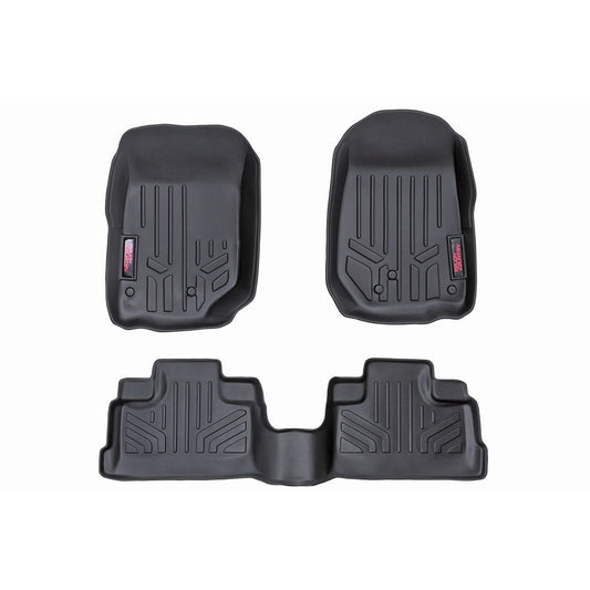 ROUGH COUNTRY Floor Mats | FR & RR | 4 Door | Jeep Wrangler Unlimited 2WD/4WD (2007-2013) | M-60712