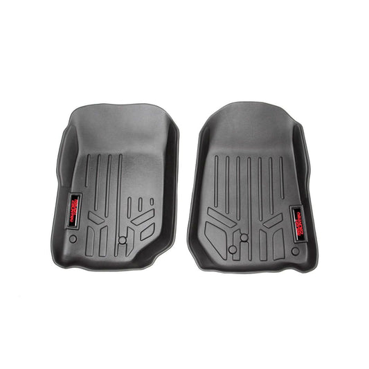 ROUGH COUNTRY Floor Mats | Front | Jeep Wrangler TJ (97-06)/Wrangler Unlimited (04-06)  | M-60200