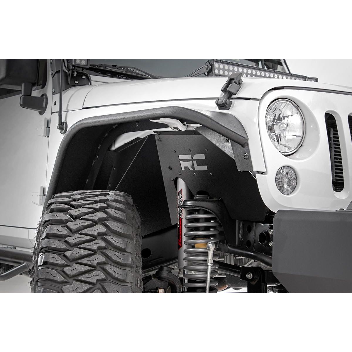 ROUGH COUNTRY Inner Fenders | Front | Jeep Wrangler JK/Wrangler Unlimited  (2007-2018) | 1195