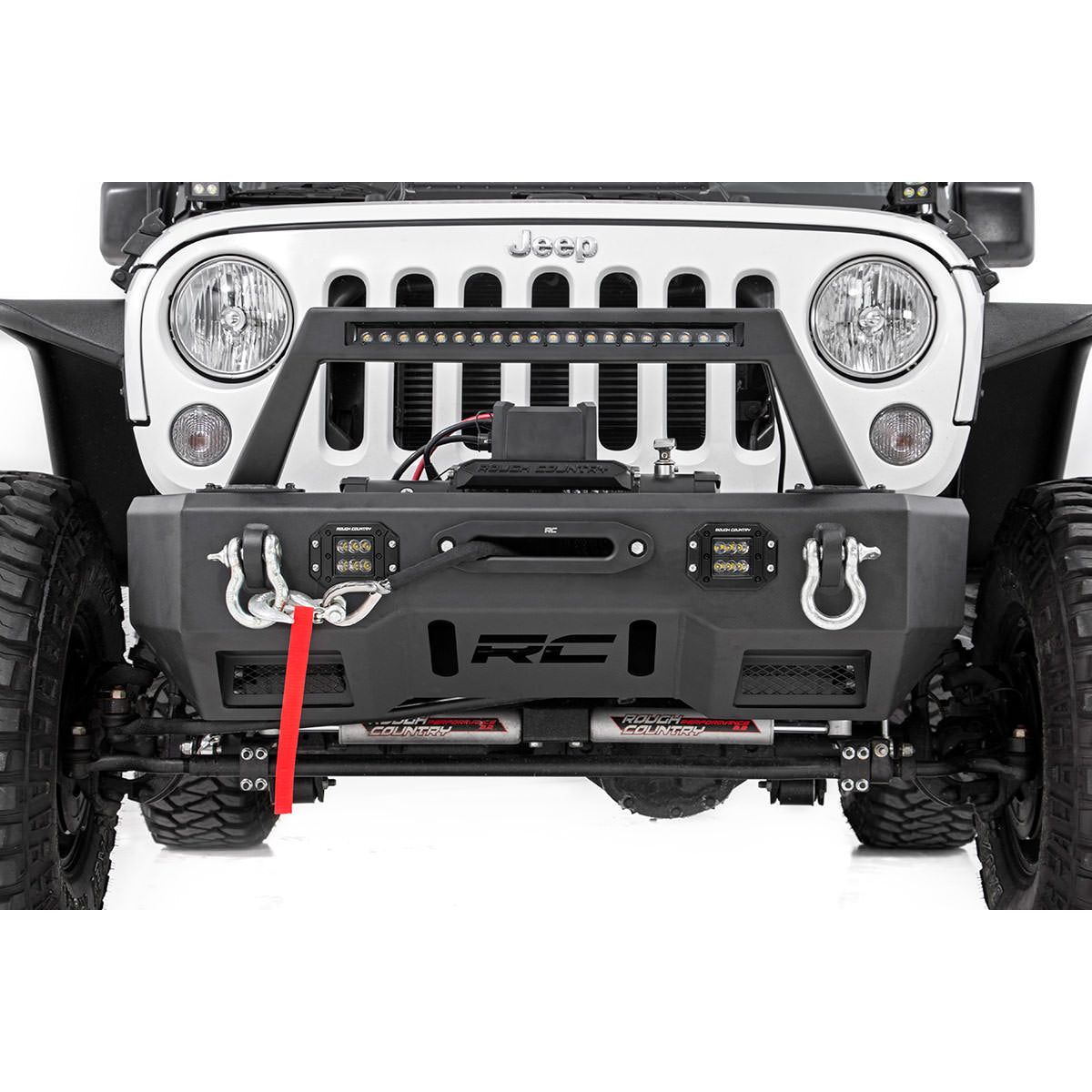 Rough Country Black Series Front Bumper I 11826