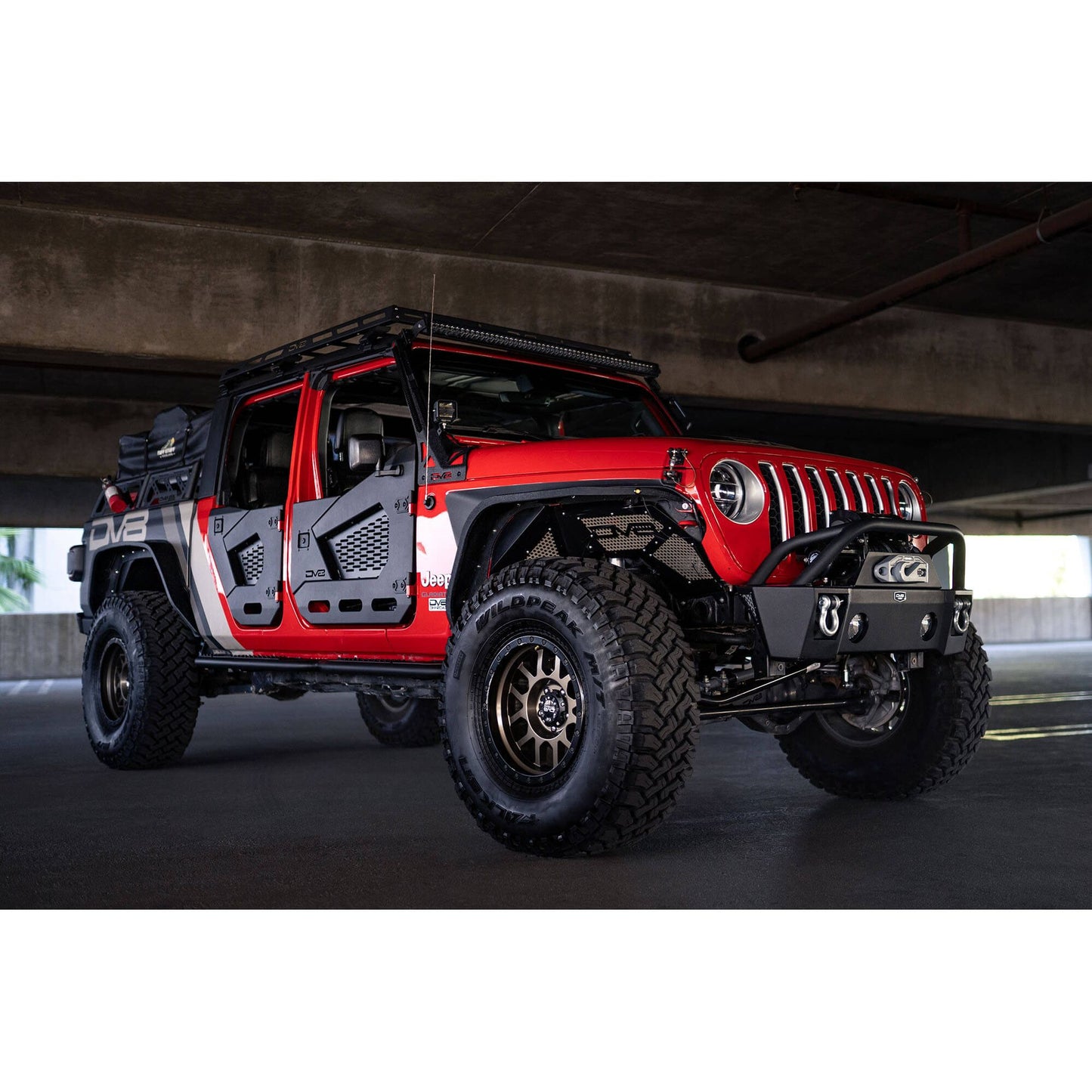 DV8 Off-Road 2018-2024 Jeep Wrangler JL & Gladiator JT Front Half Doors | Spec Series C3| HDJL-02F