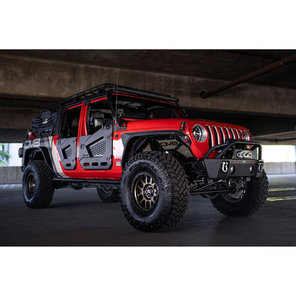 DV8 Off-Road 2018-2024 Jeep Wrangler JL & Gladiator JT Rear Half Doors | Spec Series C3| HDJL-02R