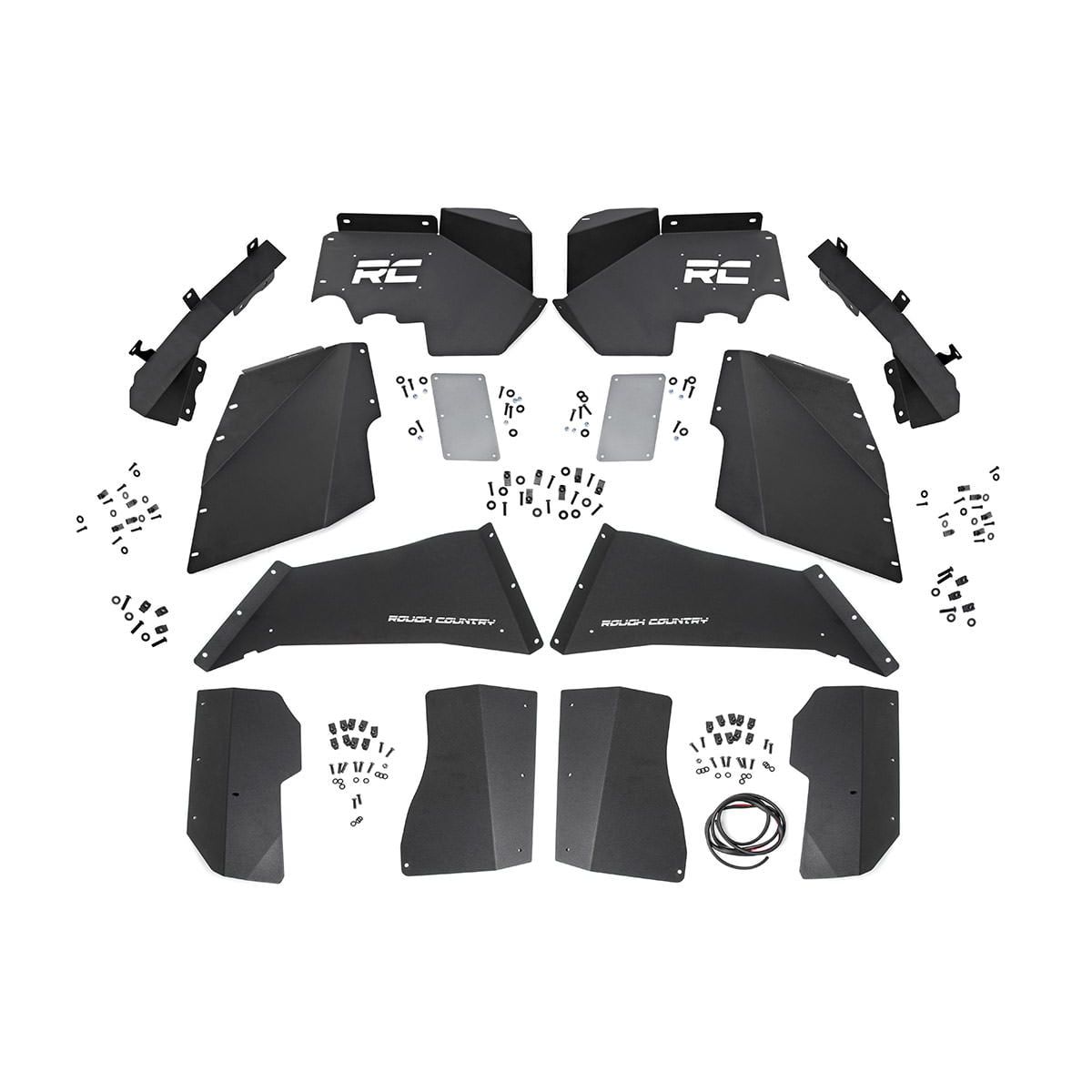 ROUGH COUNTRY Inner Fenders | FR & RR | Jeep Wrangler JK/Wrangler Unlimited  (2007-2018) | 10511