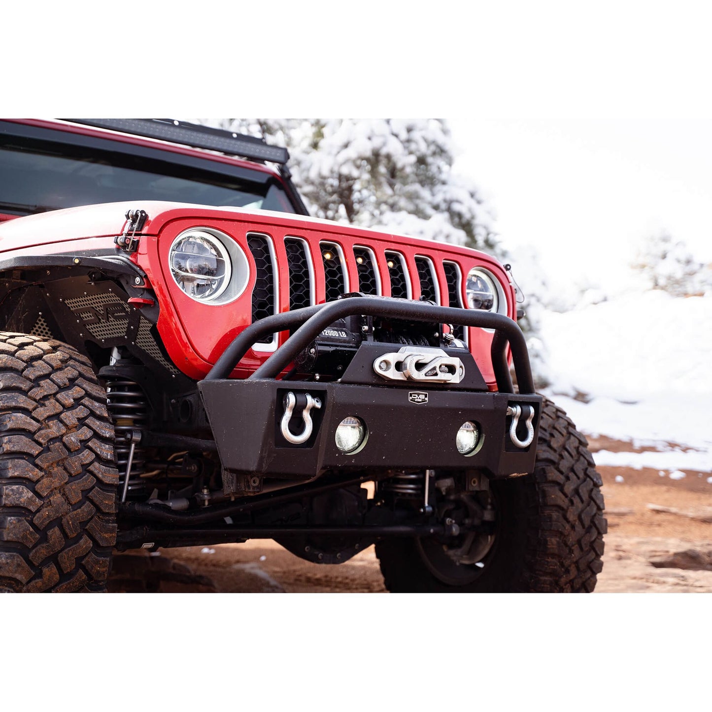 DV8 Off-Road 2007-2024 Jeep JK, JL, & JT Pocket Front Bumper C3| FBJL-04