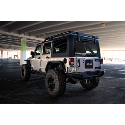 DV8 Off-Road 2007-2018 Jeep Wrangler JK Half-Length Roof Rack C3| RRJK-04