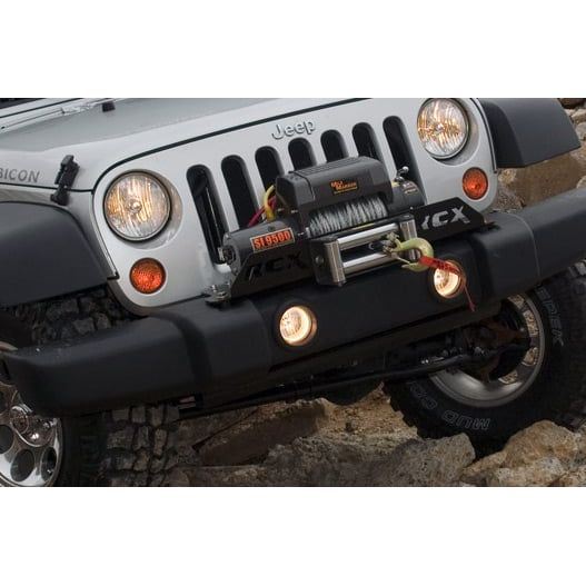 ROUGH COUNTRY Winch Mounting Plate | Factory Bmpr | Jeep Wrangler JK/Wrangler Unlimited (07-18) | 1162