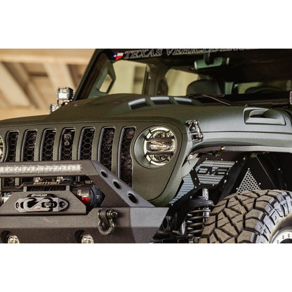 DV8 Off-Road 2018-2024 Jeep JL & 2020-2024 Jeep JT Heat Dispersion Hood C3| HDMBJL-01