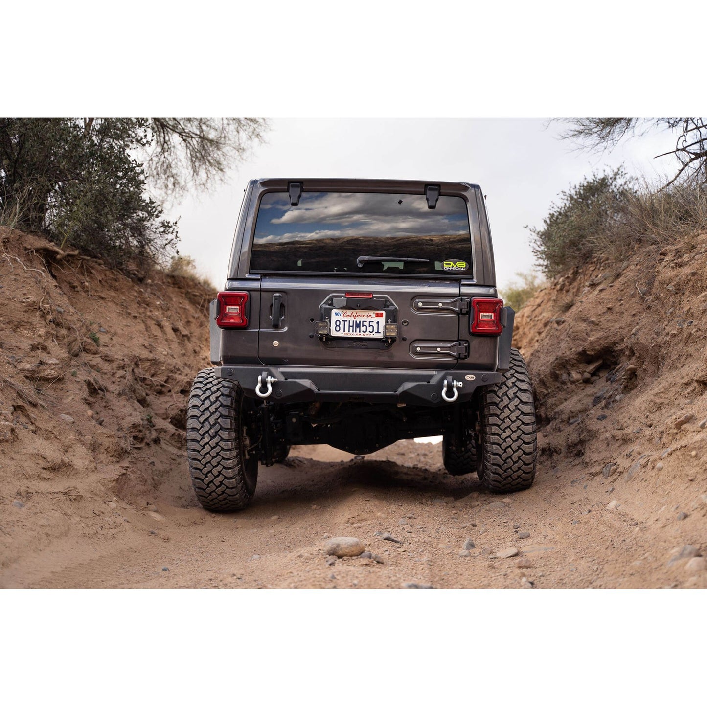 DV8 Off-Road 2018-2024 Jeep Wrangler JL Spare Tire Delete with Light Mounts C3| TSJL-03