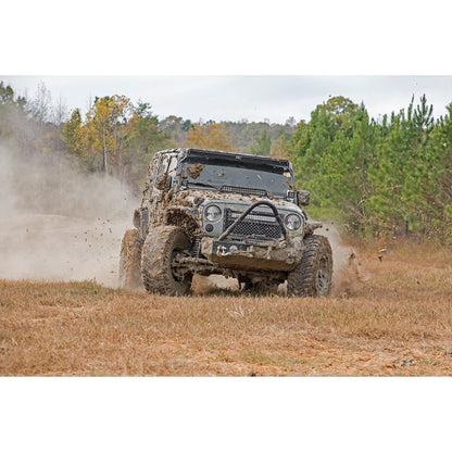 ROUGH COUNTRY 20 Inch Black Series LED Light Bar | Dual Row | Cool White DRL | 70920BD