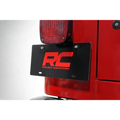 ROUGH COUNTRY License Plate Adapter | Jeep Wrangler TJ (97-06)/Wrangler Unlimited (04-06)  | 10510