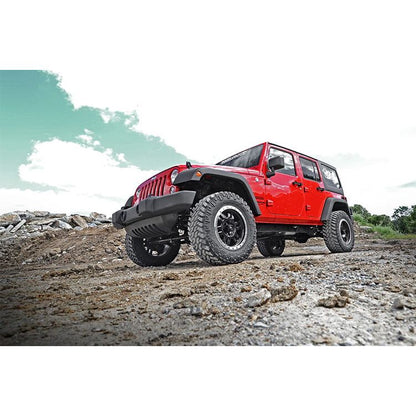 ROUGH COUNTRY 2.5 Inch Lift Kit | Spacers | Jeep Wrangler JK/Wrangler Unlimited  (2007-2018) | 656