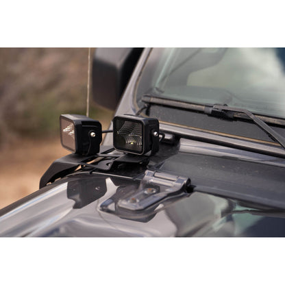 DV8 Off-Road 2018-2024 Jeep JL & 2020-2024 Jeep JT A-Pillar Dual Pod Light Mounts C3| LBJL-04