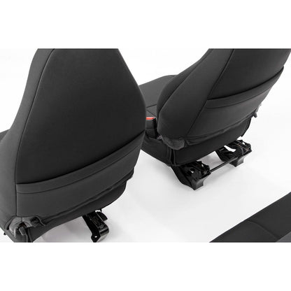 ROUGH COUNTRY Seat Covers | Front and Rear | Jeep Wrangler TJ (03-06)/Wrangler Unlimited (04-06)  | 91001