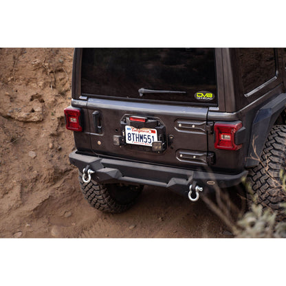 DV8 Off-Road 2018-2024 Jeep Wrangler JL Spare Tire Delete with Light Mounts C3| TSJL-03