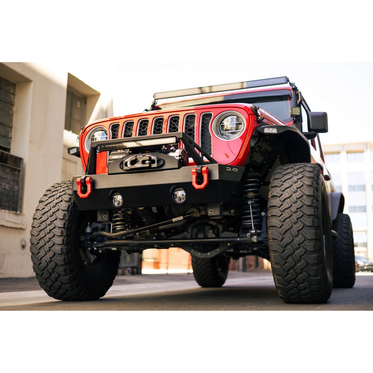 DV8 Off-Road 2007-2024 Jeep Wrangler & Gladiator | FS-25 Stubby Front Bumper C3| FBJL-06