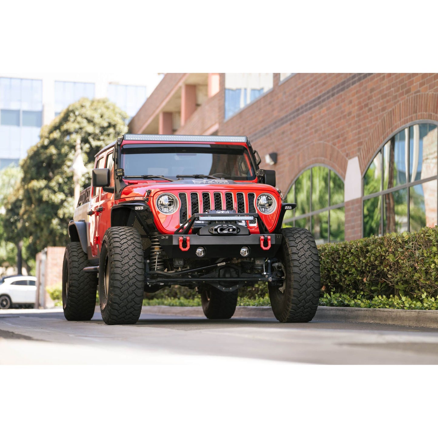 DV8 Off-Road 2007-2024 Jeep Wrangler & Gladiator | FS-25 Stubby Front Bumper C3| FBJL-06