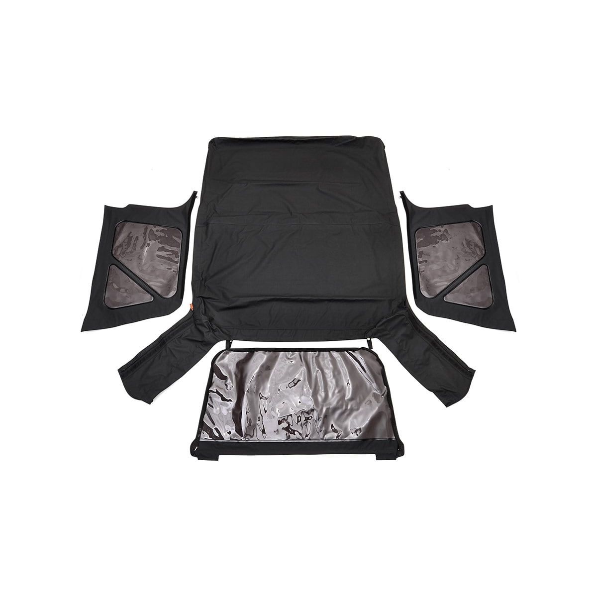 ROUGH COUNTRY Soft Top | Replacement | Black | Full Doors | Jeep Wrangler TJ 4WD (97-06) | RC85020.35