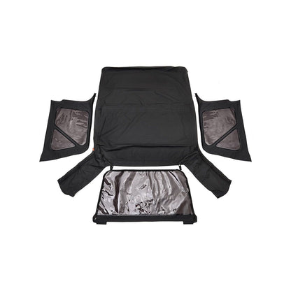 ROUGH COUNTRY Soft Top | Replacement | Black | Full Doors | Jeep Wrangler TJ 4WD (97-06) | RC85020.35