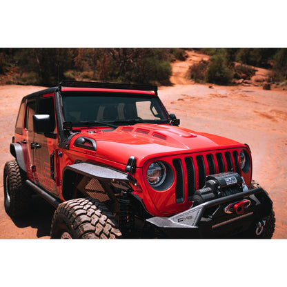 DV8 Off-Road 2018-2024 Jeep JL & 2020-2024 Jeep JT Heat Dispersion Hood C3| HDMBJL-01