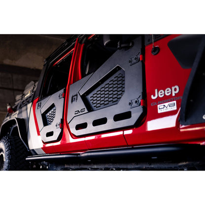 DV8 Off-Road 2018-2024 Jeep Wrangler JL & Gladiator JT Front Half Doors | Spec Series C3| HDJL-02F