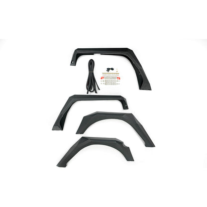 DV8 Off-Road 2007-2018 Jeep JK Armor Fender Flares | Front & Rear C3| FENDB-09