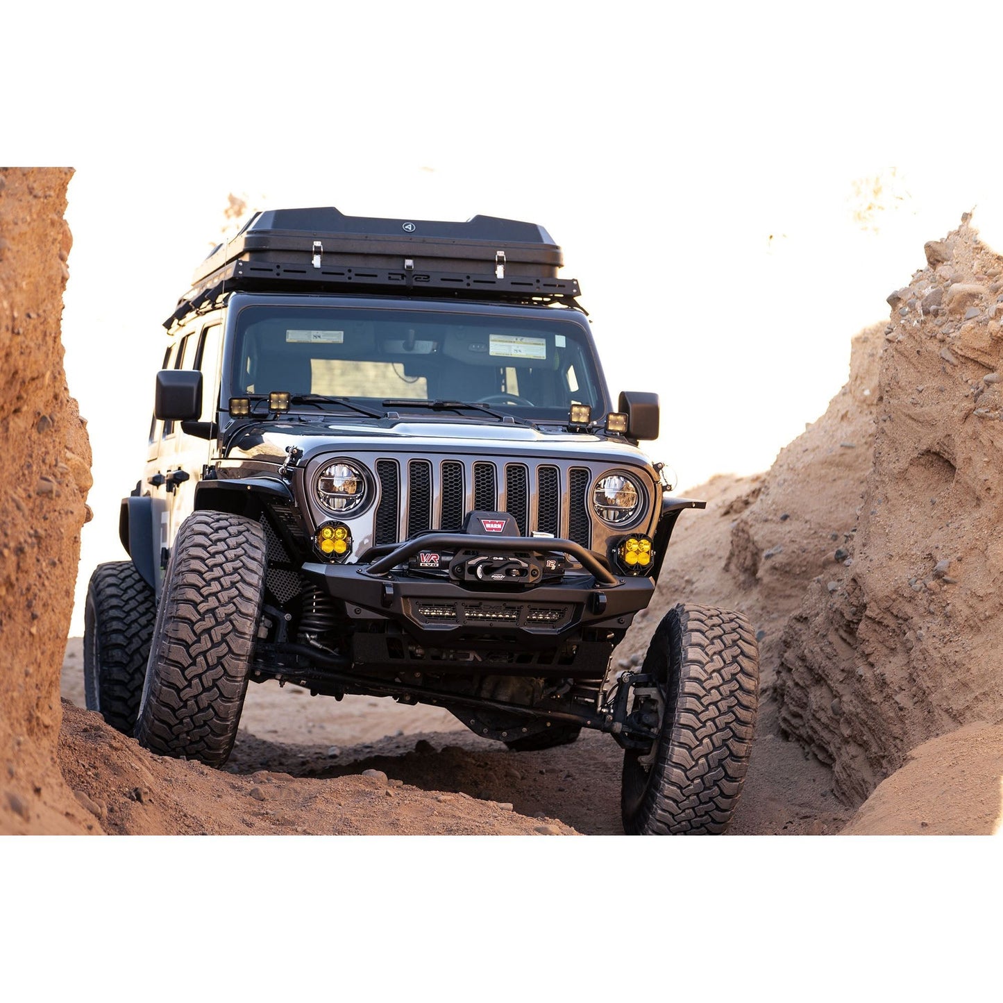 DV8 Off-Road 2018-2024 Wrangler JL & Gladiator JT | Spec Series Front Bumper C3| FBJL-09