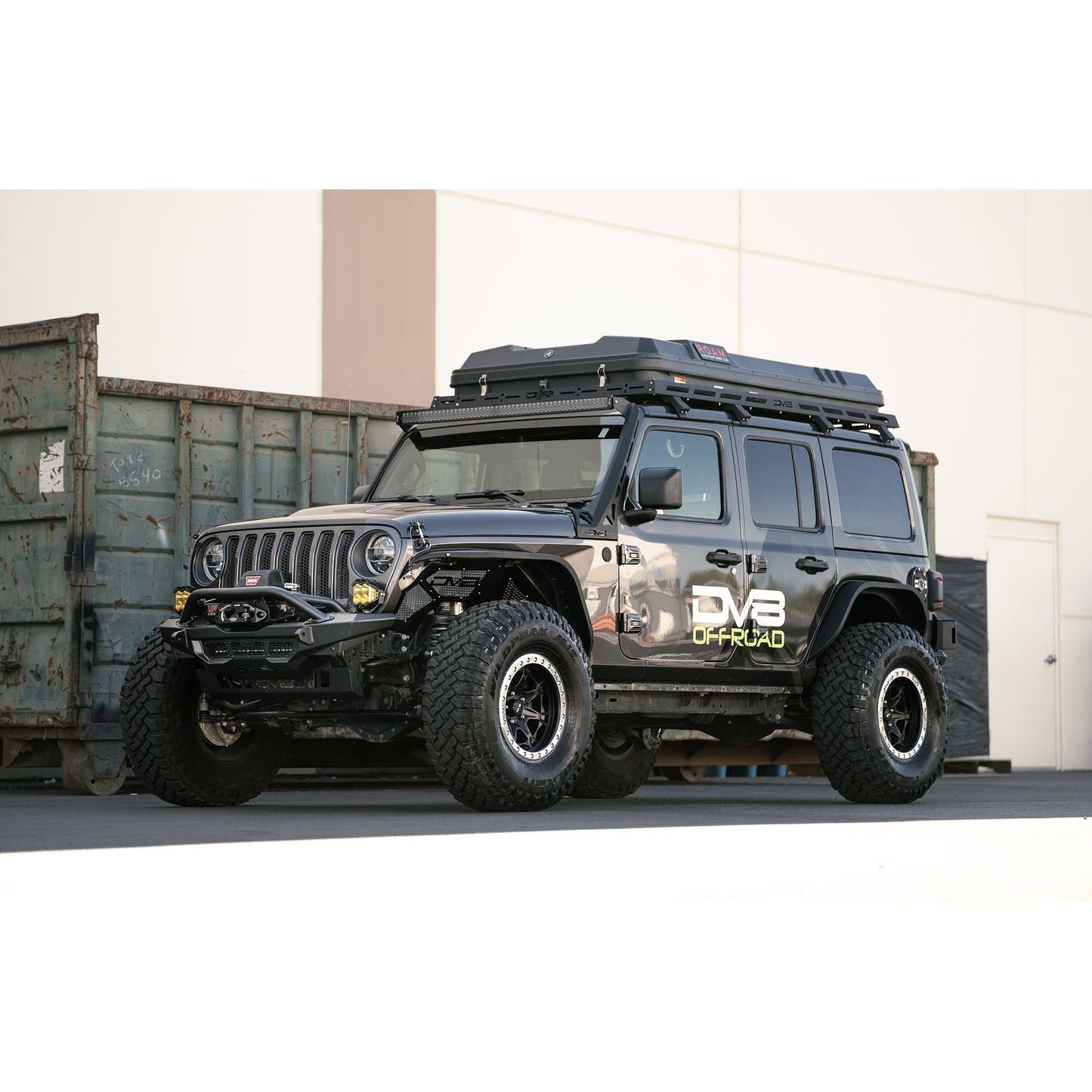 DV8 Off-Road 2018-2024 Wrangler JL & Gladiator JT | Spec Series Front Bumper C3| FBJL-09