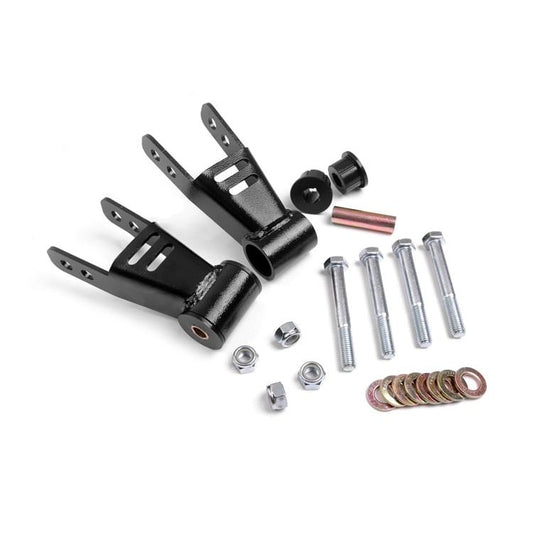 ROUGH COUNTRY Lift Shackles | Rear | 1.5 Inch-2 Inch Lift | Jeep Cherokee XJ 2WD/4WD (84-01) | 1077