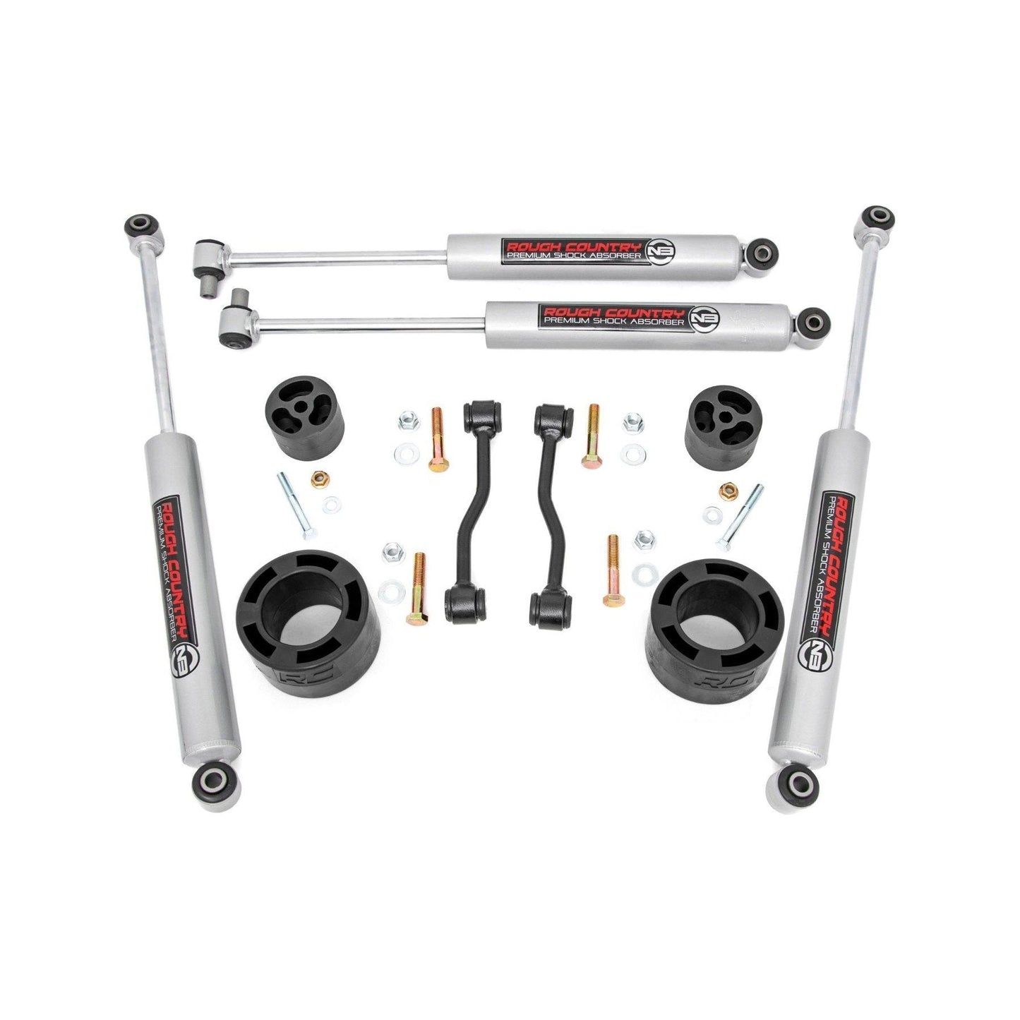 Rough Country V2 Monotube 2.5 Inch Leveling Kit I 61370