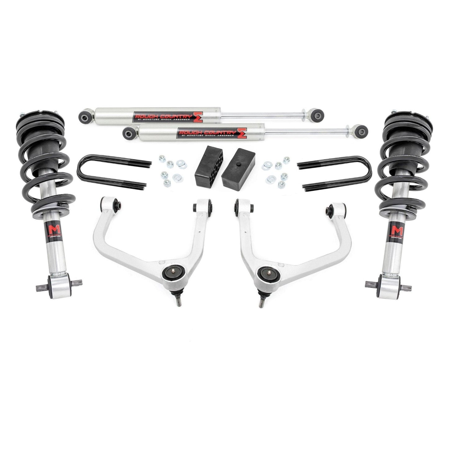 Rough Country M1 Struts w/M1 Rear Shocks 3.5 Inch Lift Kit I 28840