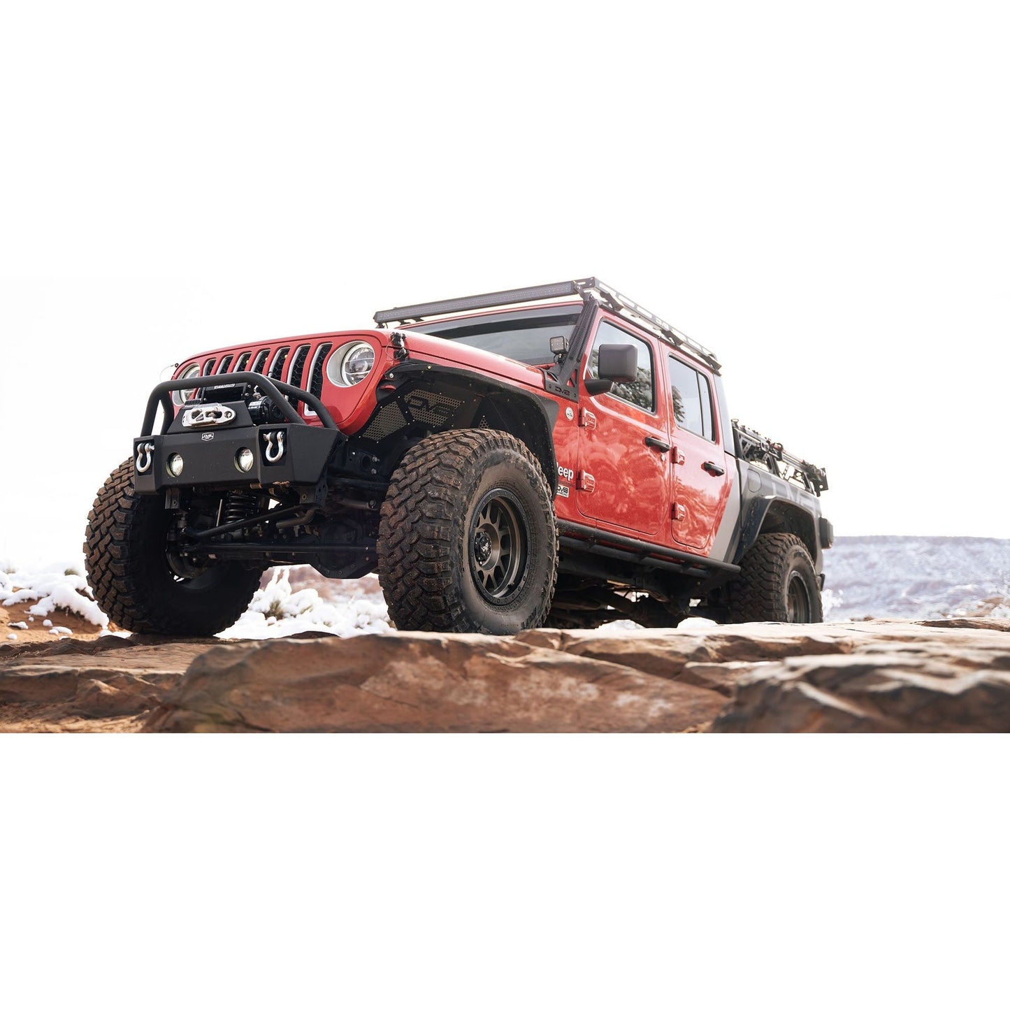 DV8 Off-Road 2007-2024 Jeep JK, JL, & JT Pocket Front Bumper C3| FBJL-04