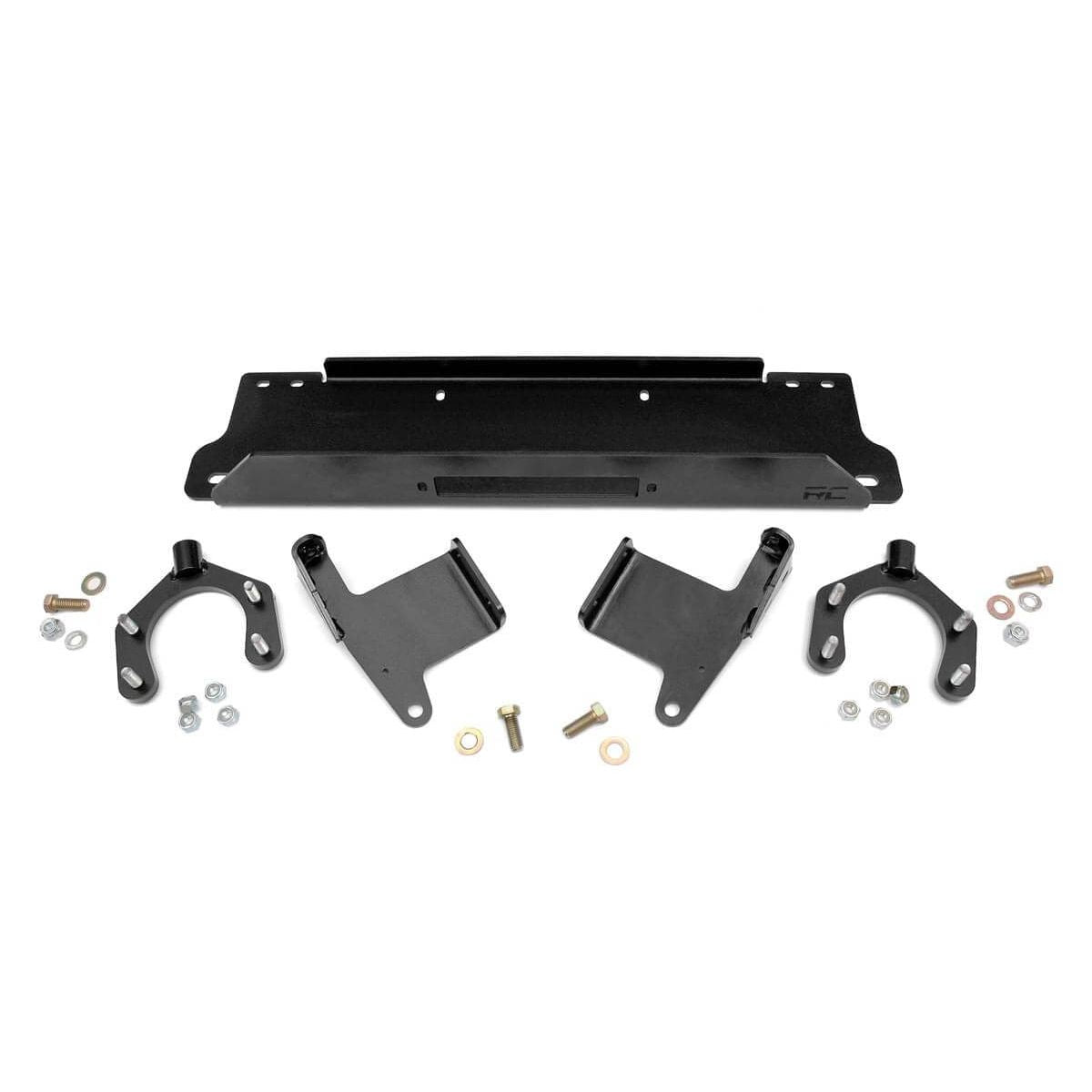 ROUGH COUNTRY Winch Mounting Plate | Factory Bmpr | Jeep Wrangler JK/Wrangler Unlimited (07-18) | 1162