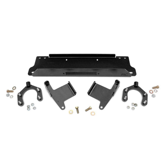 ROUGH COUNTRY Winch Mounting Plate | Factory Bmpr | Jeep Wrangler JK/Wrangler Unlimited (07-18) | 1162