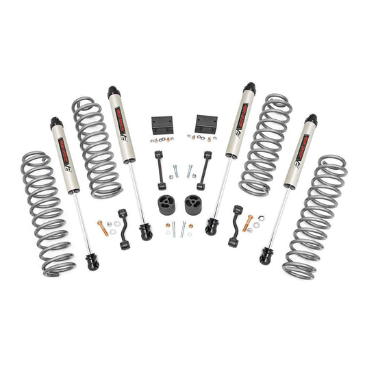 ROUGH COUNTRY 2.5 Inch Lift Kit | Coils | V2 | Jeep Wrangler Unlimited Rubicon 4WD (18-23) | 66670